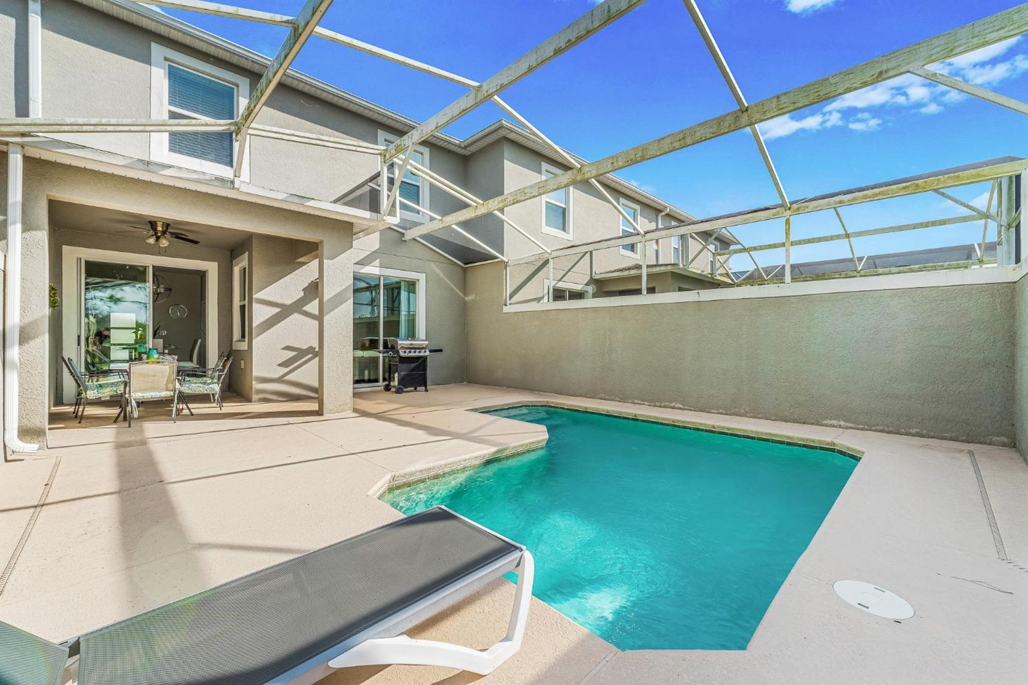 Happy House Cheerful 4-B Townhome Championsgate キシミー エクステリア 写真
