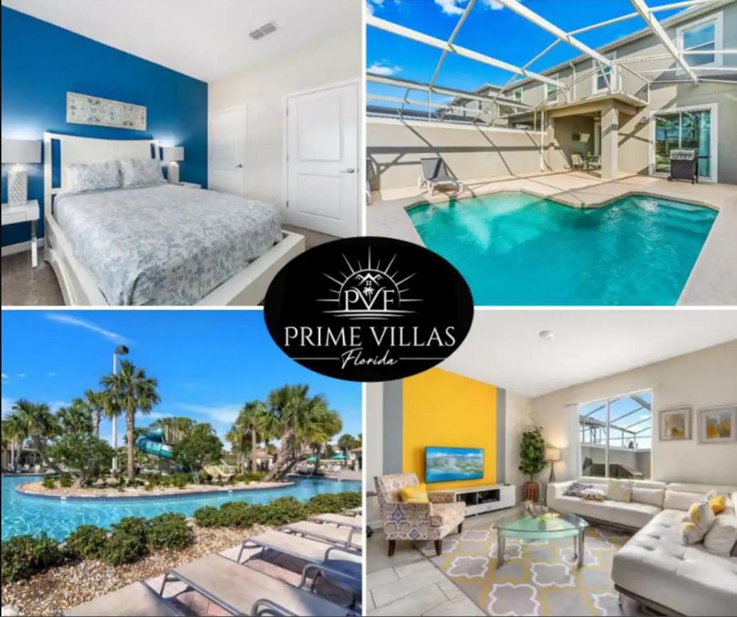 Happy House Cheerful 4-B Townhome Championsgate キシミー エクステリア 写真